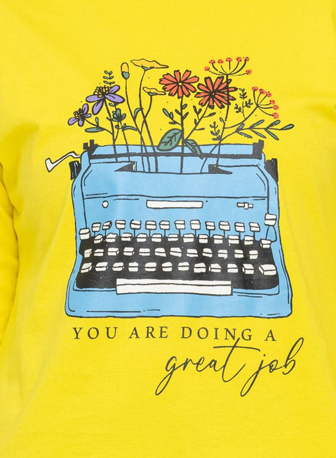 Lemon Printed Long - Sleeve Design 23 - Khotwh